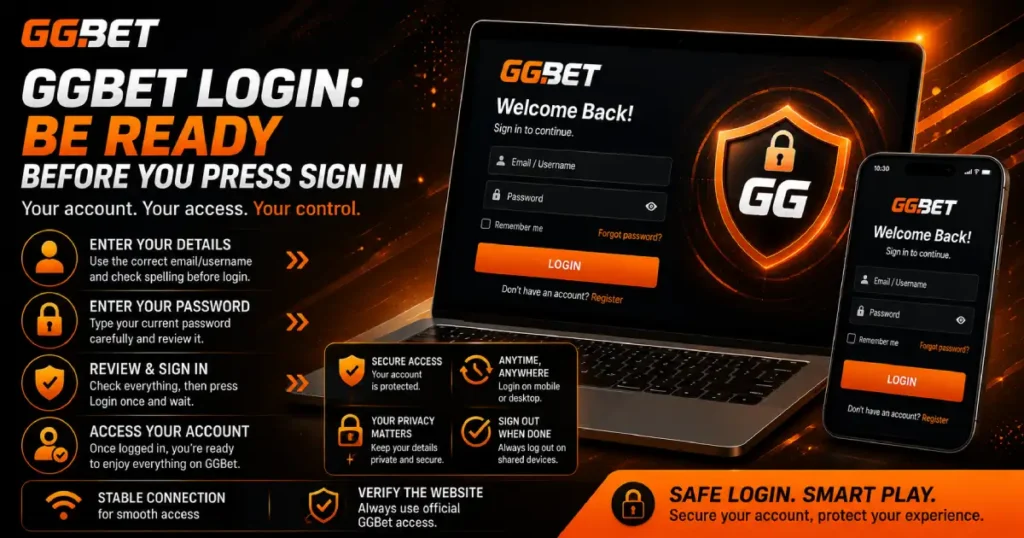 GGBet Login_ Be Ready Before You Press Sign In