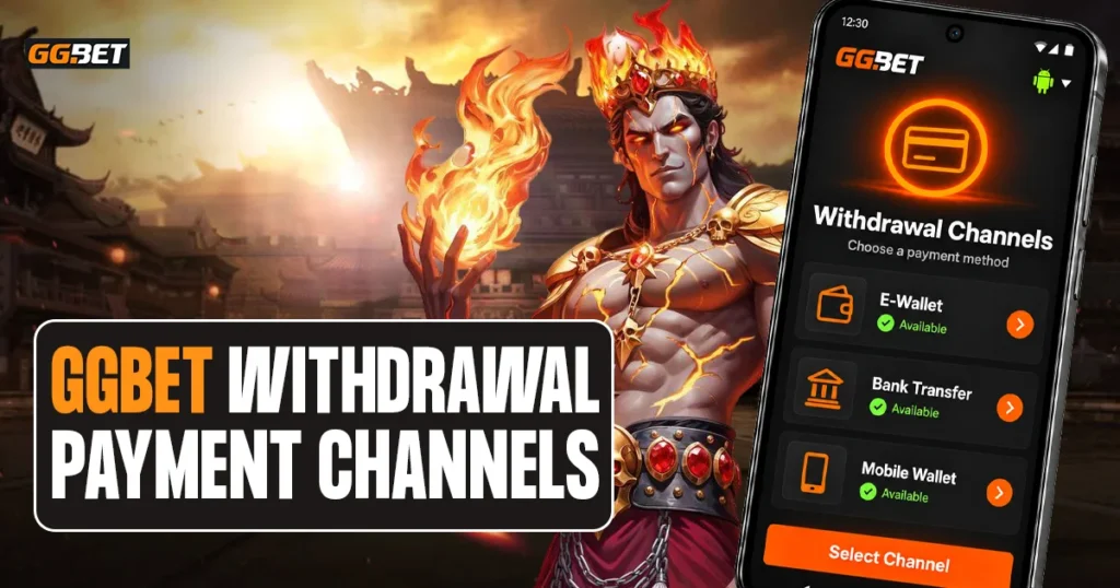 GGBET Withdrawal Payment Channels
